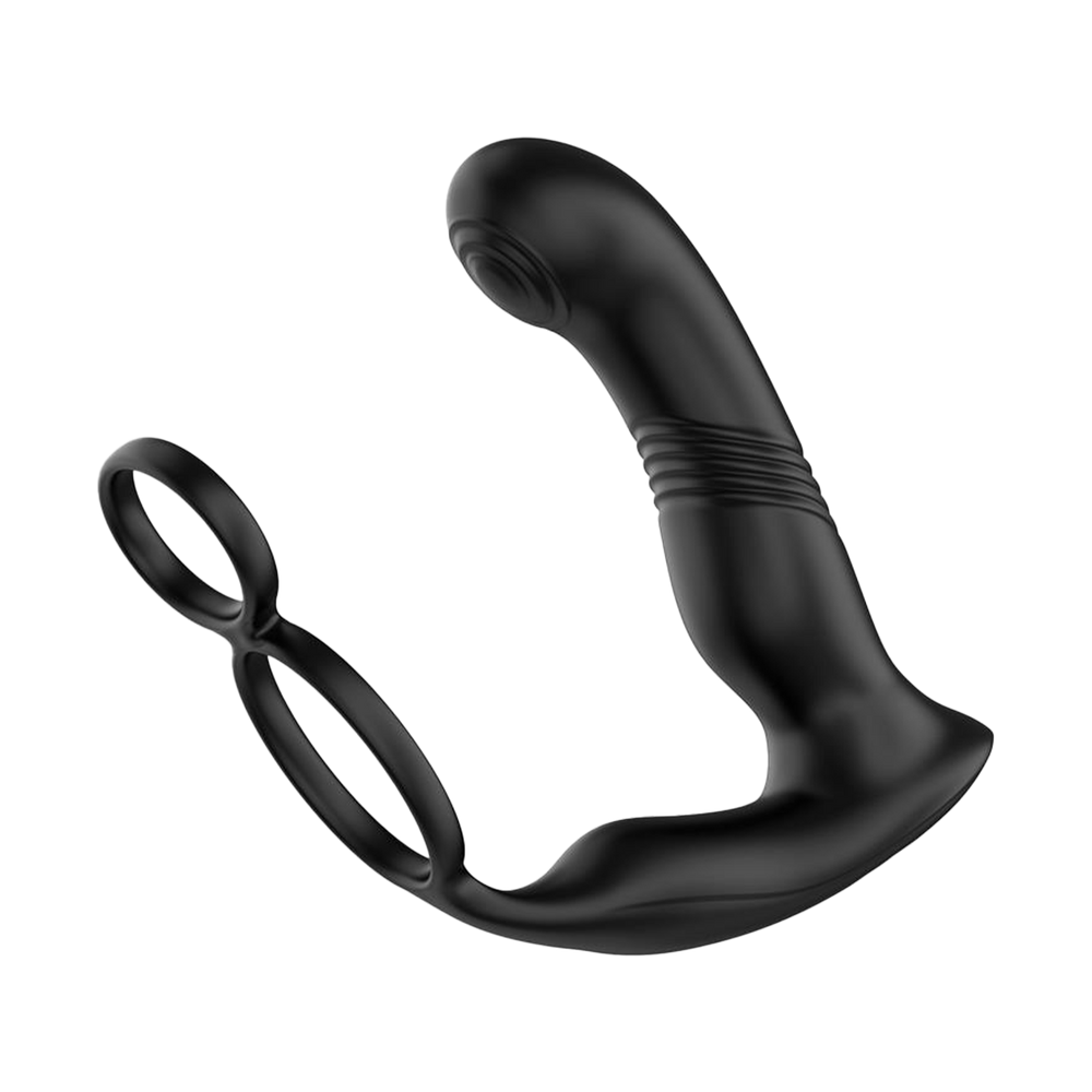 3: IY – Astex – Prostatamassagegerät mit Stoß- und Klopfbewegung und Fernbedienung – Schwarz