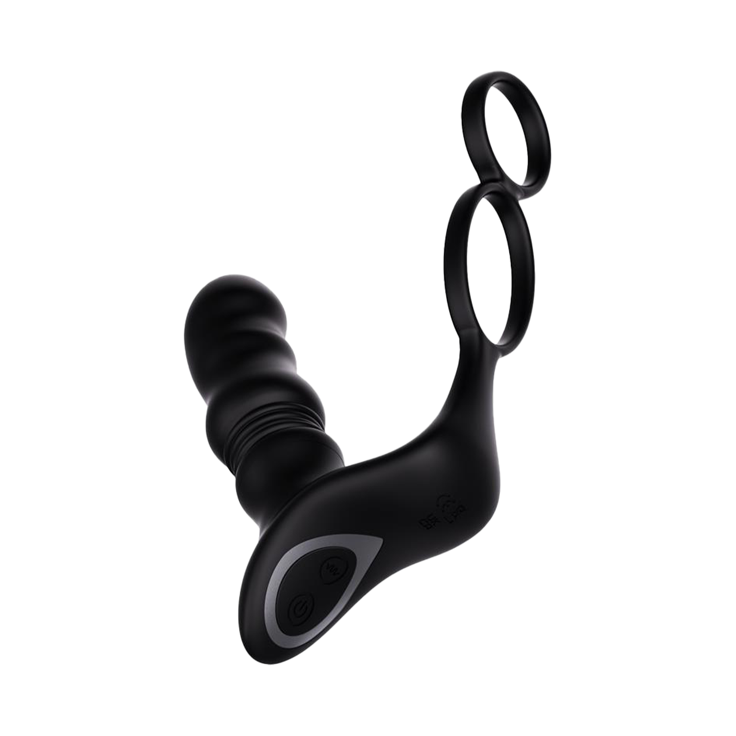 2: IY – Womp – Stoßendes und vibrierendes Prostatamassagegerät mit Fernbedienung – Schwarz