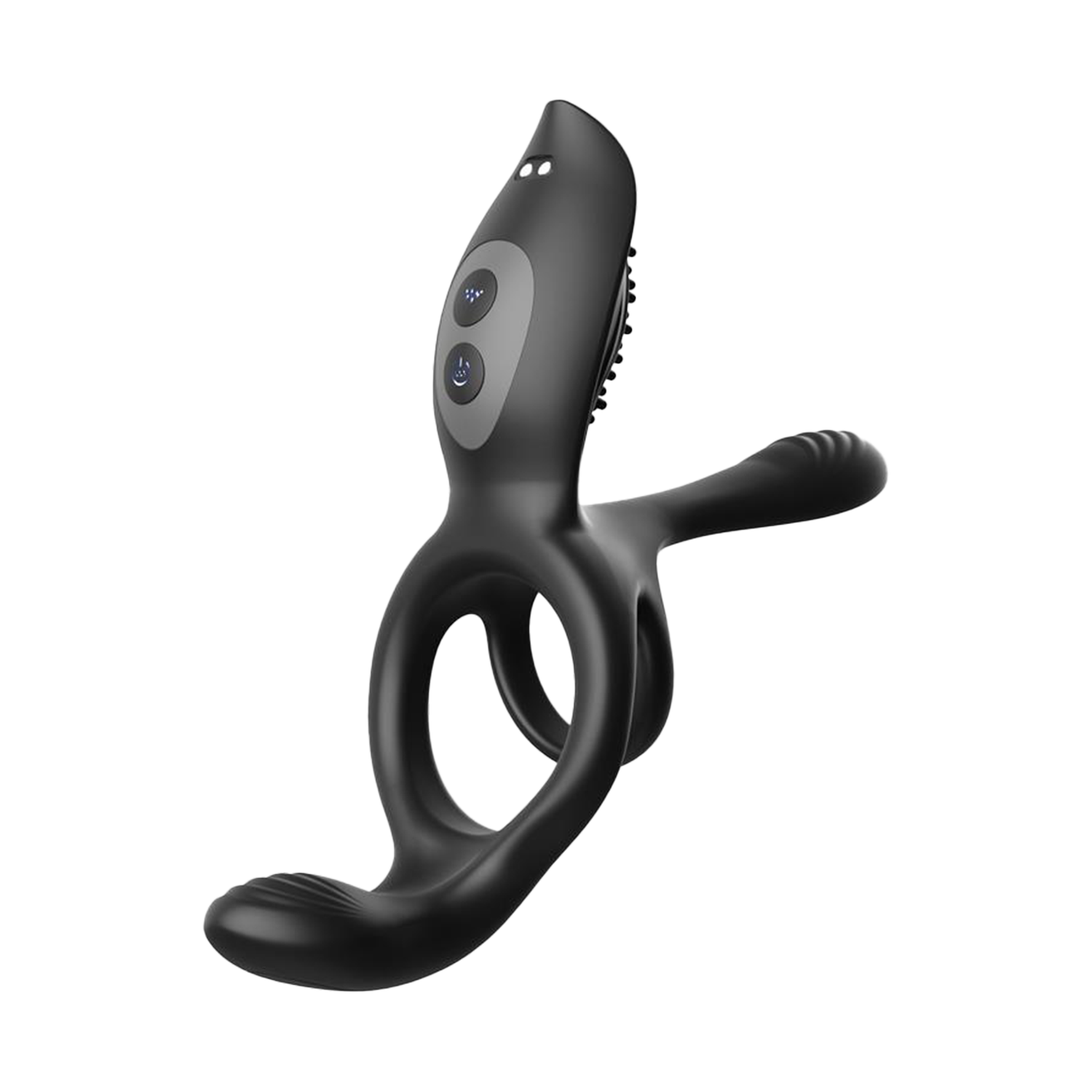 2: IY - Daxer - Girth Gainer Vibrating Double Cockring mit Fernbedienung - Schwarz