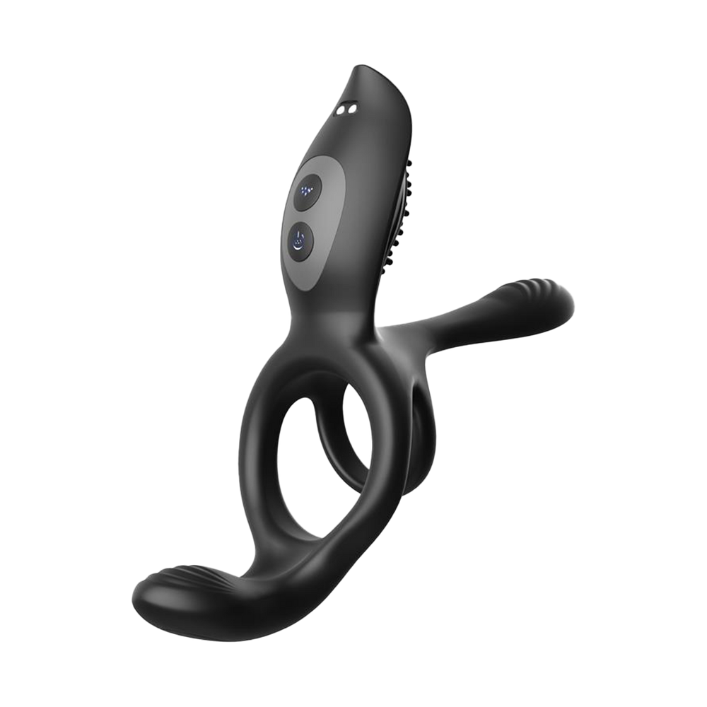 2: IY - Daxer - Girth Gainer Vibrating Double Cockring mit Fernbedienung - Schwarz