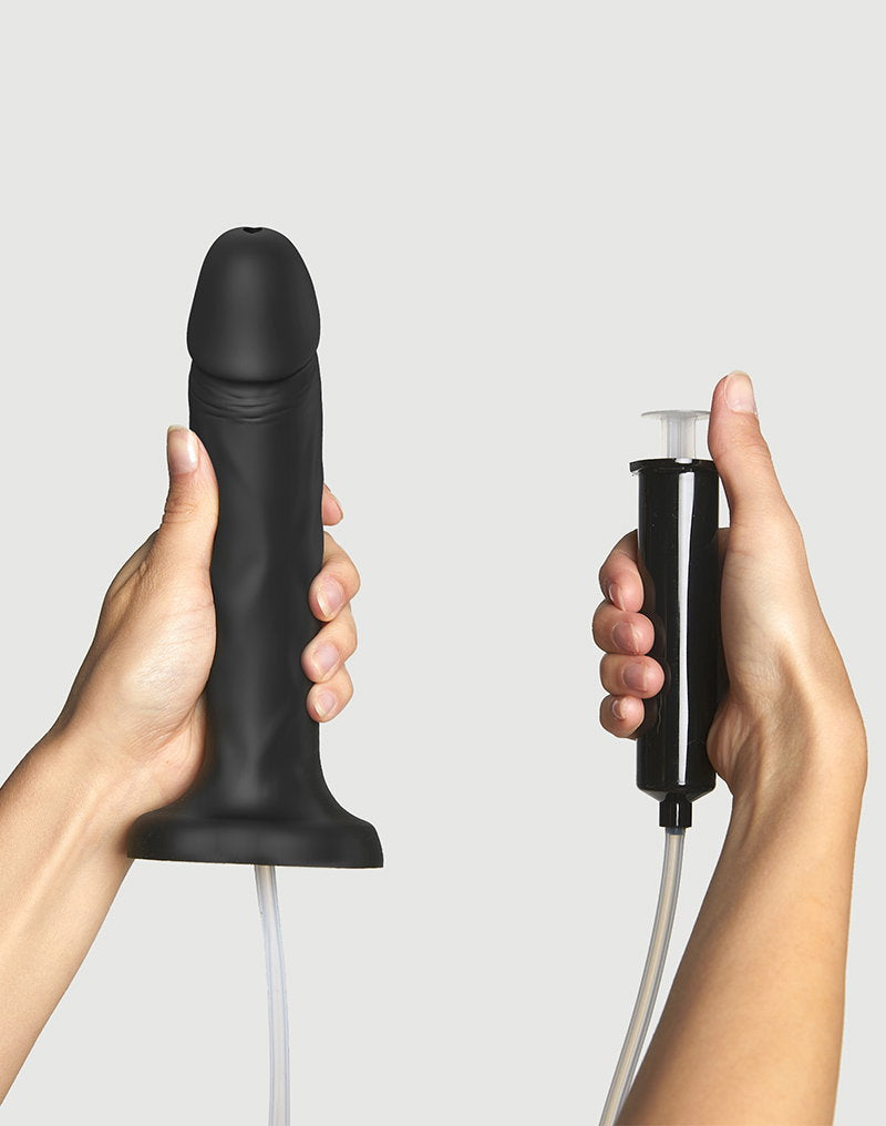Strap-On-Me – Squirting Cum Dildo Realistic – Größe XL – Schwarz