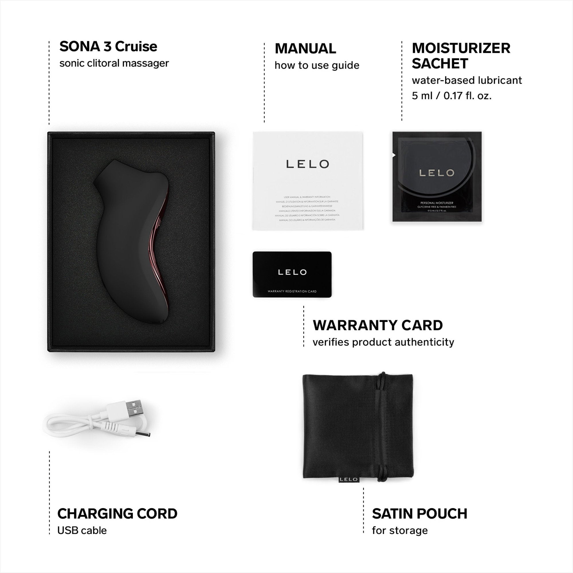 LELO - Sona 3 Cruise - Schwarz
