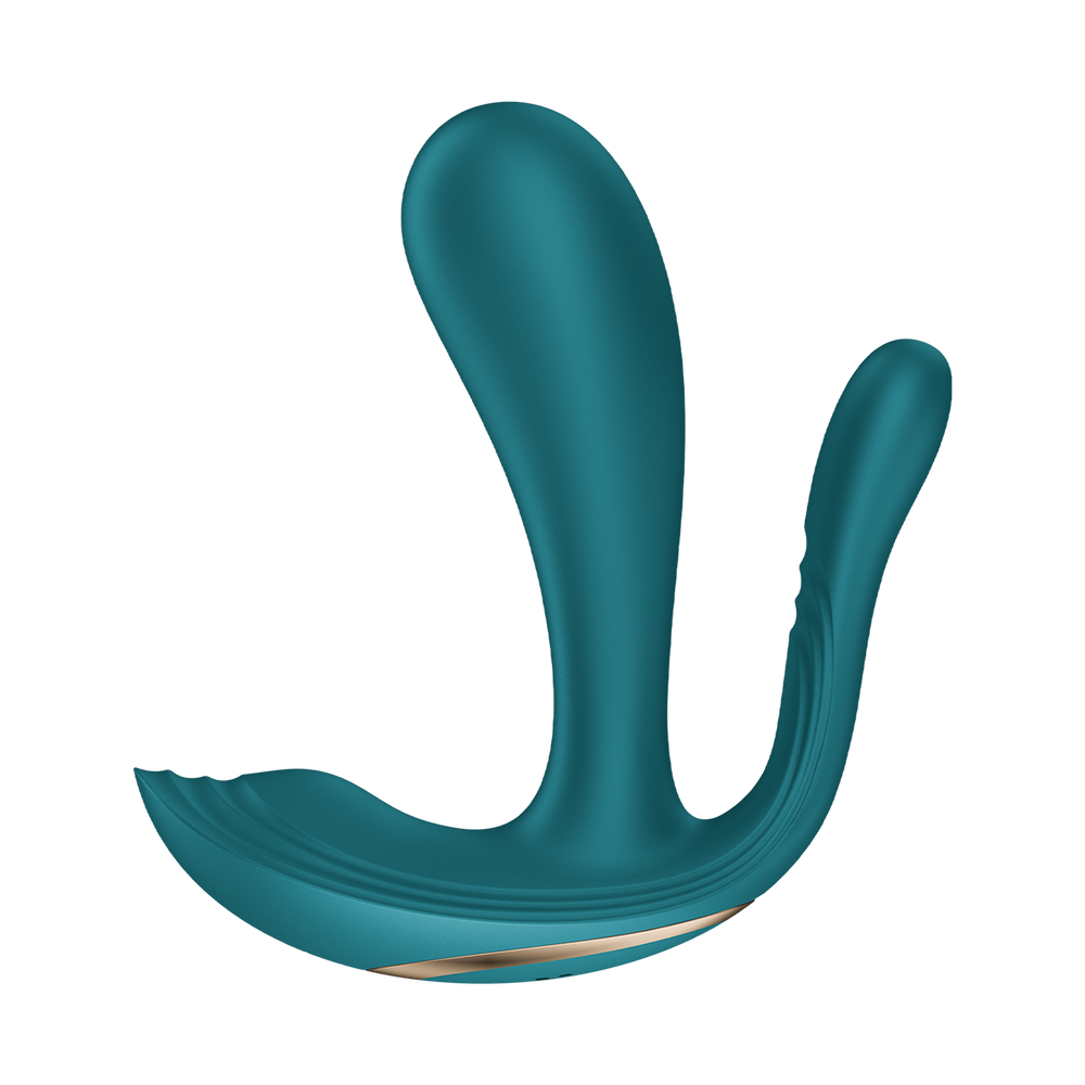 Satisfyer – Battery Series – Top Secret+ – G-Punkt-Vibrator – Flaschengrün
