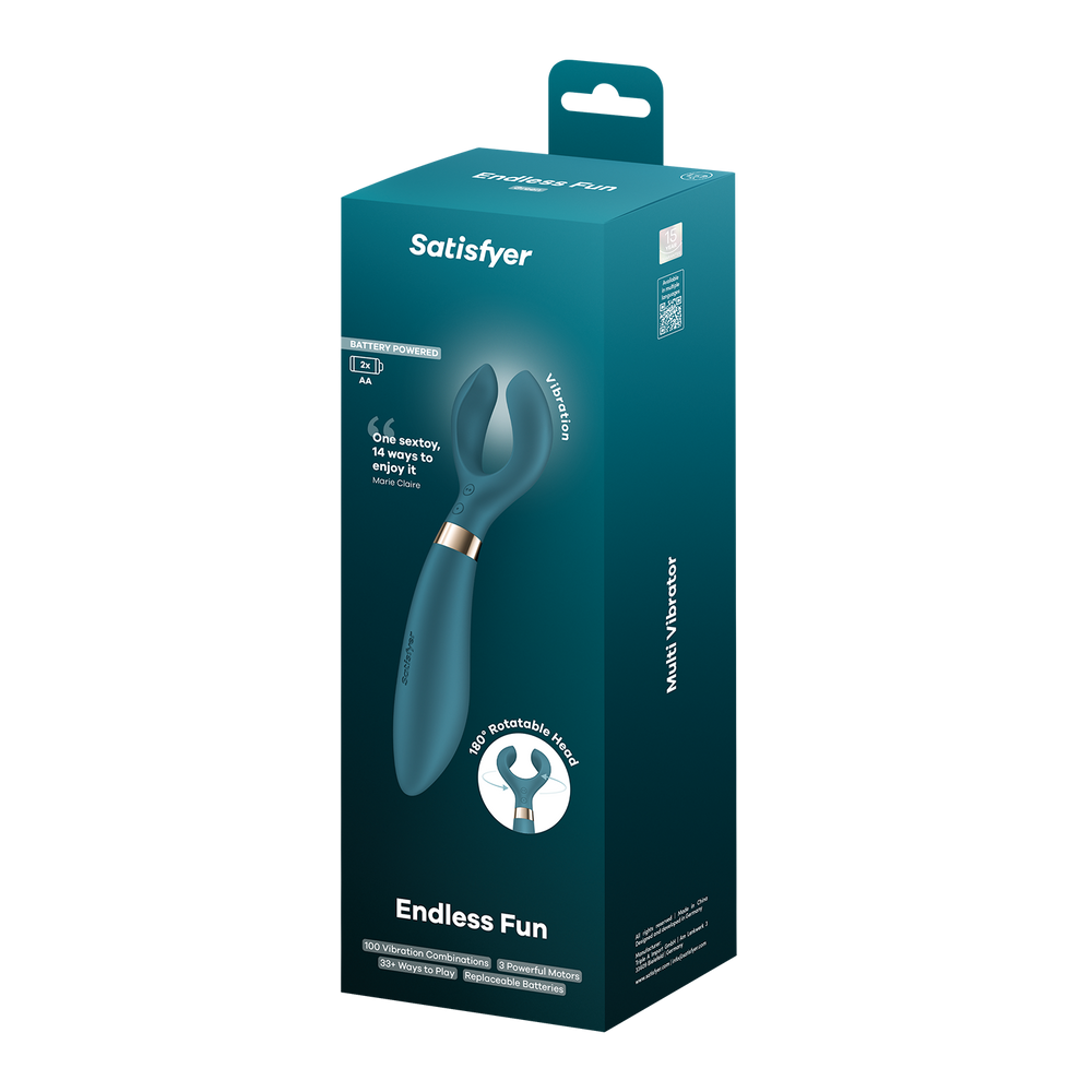 Satisfyer – Battery Series – Endless Fun – Paarvibrator – Flaschengrün