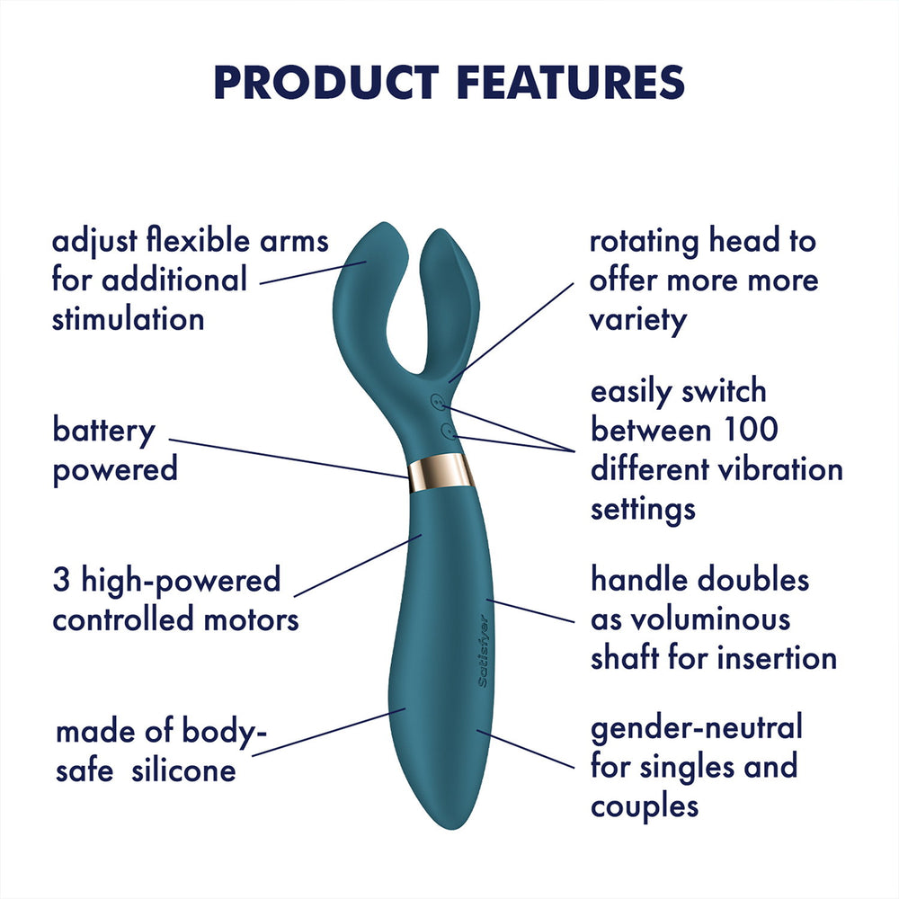 Satisfyer – Battery Series – Endless Fun – Paarvibrator – Flaschengrün