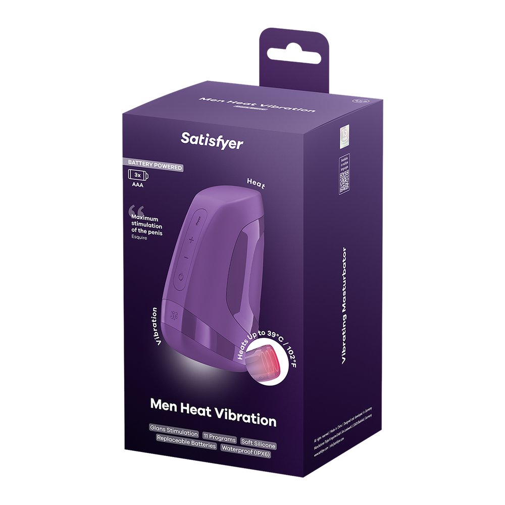 Satisfyer – Battery Series – Men Heat – Masturbator – Lila