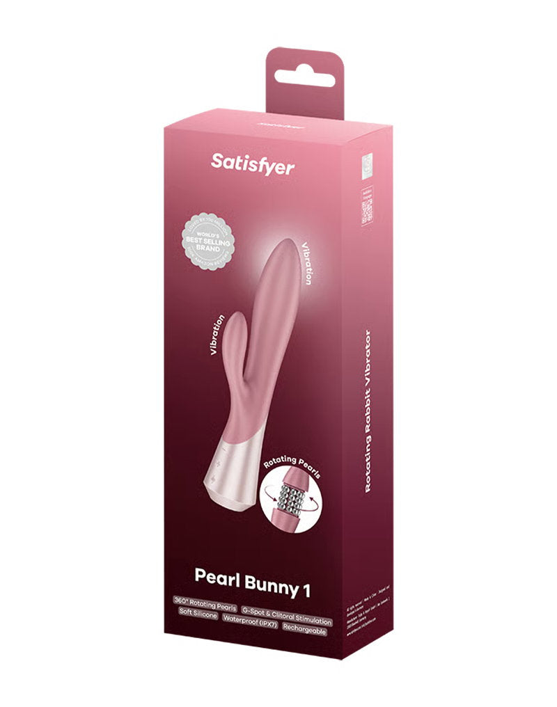 Satisfyer – Pearl Bunny 1 – Rotierender Rabbit-Vibrator – Terrakotta
