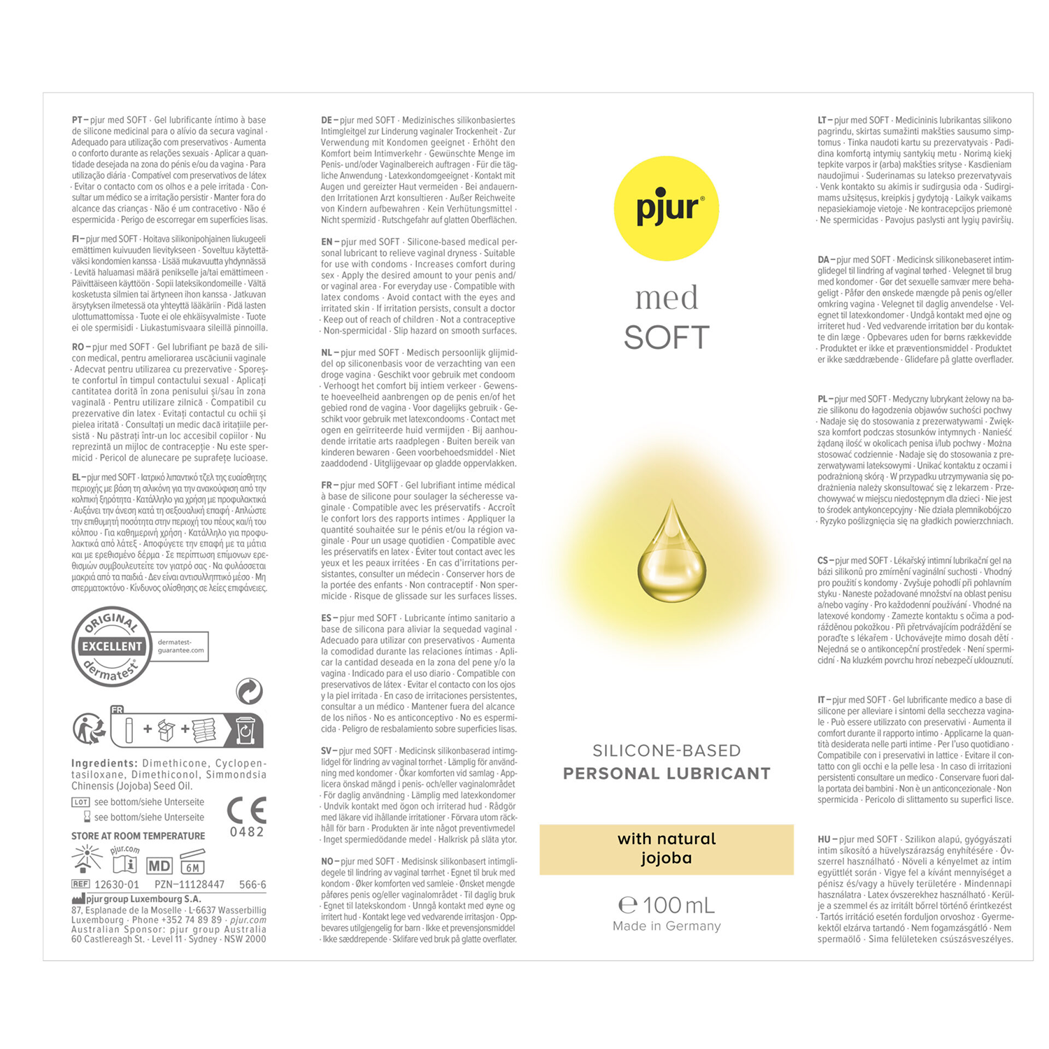 Pjur - Med Soft - Gleitmittel auf Silikonbasis - 100 ml