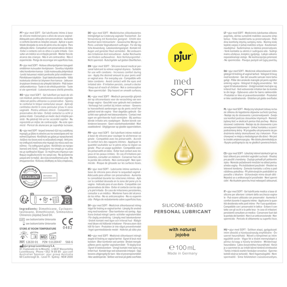 Pjur - Med Soft - Gleitmittel auf Silikonbasis - 100 ml