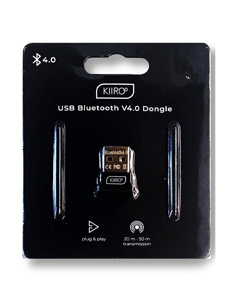 KIIROO – USB-Bluetooth-V4.0-Dongle – Schwarz