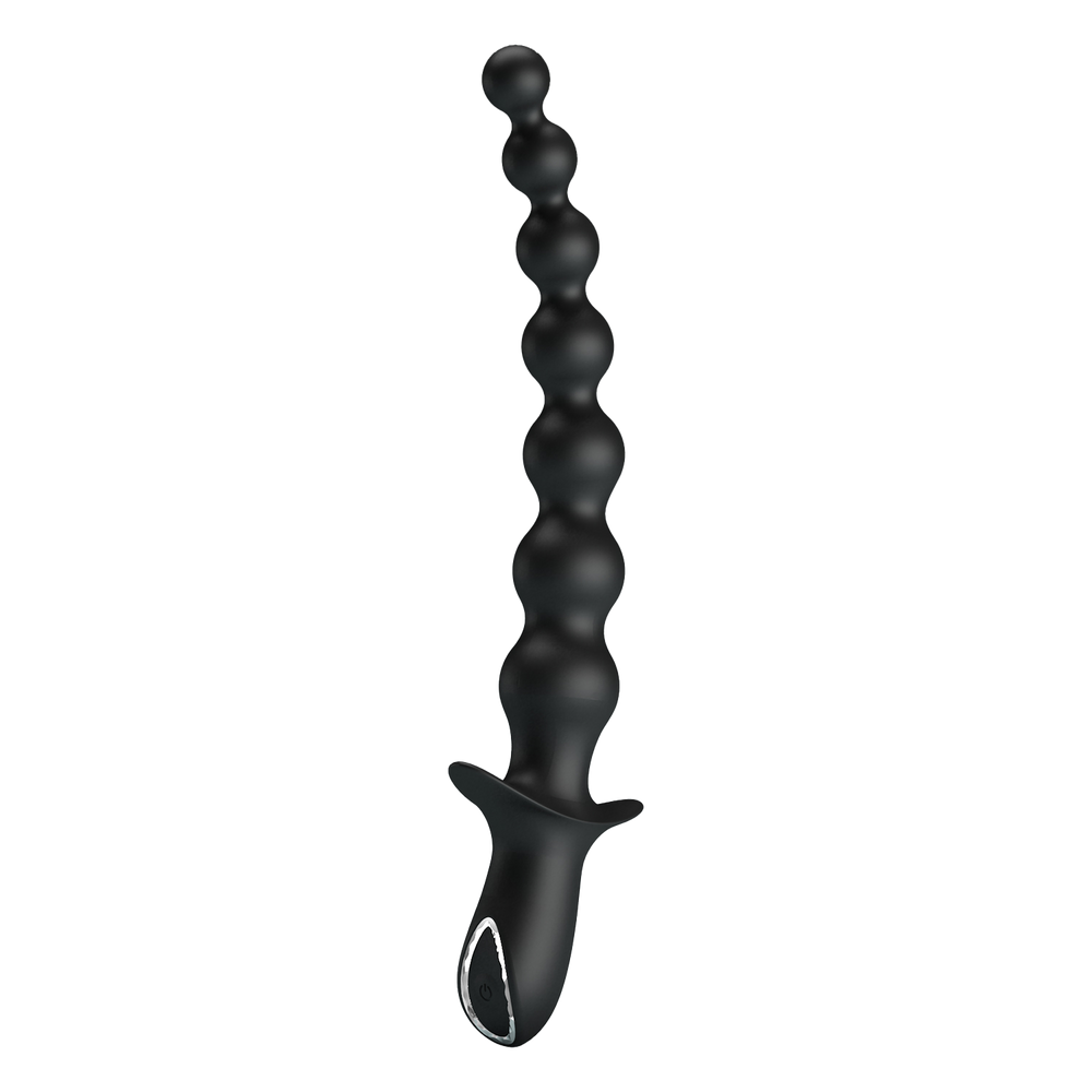 2: PL - Rigdon - Analperlen-Vibrator-Plug - Schwarz