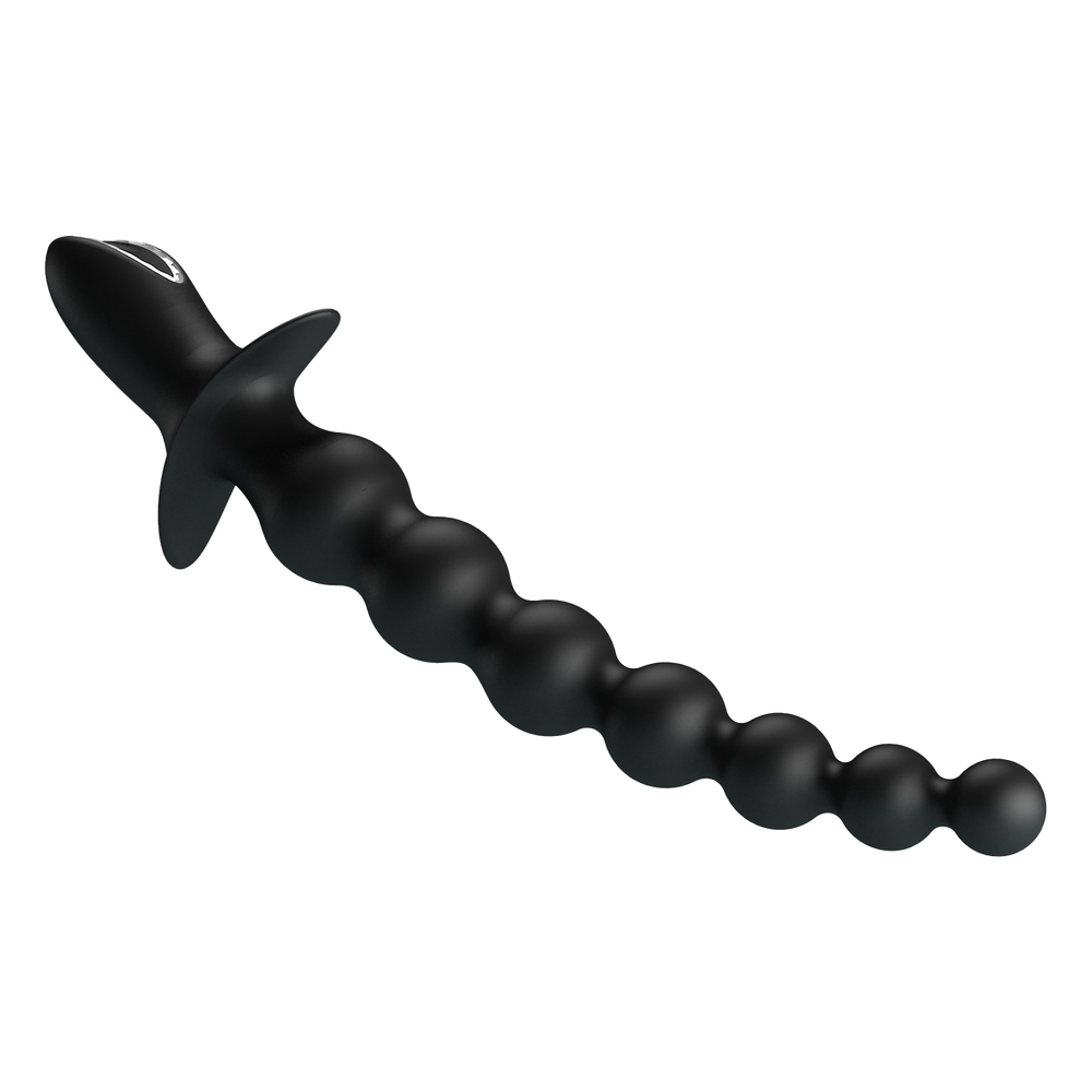 4: PL - Rigdon - Analperlen-Vibrator-Plug - Schwarz