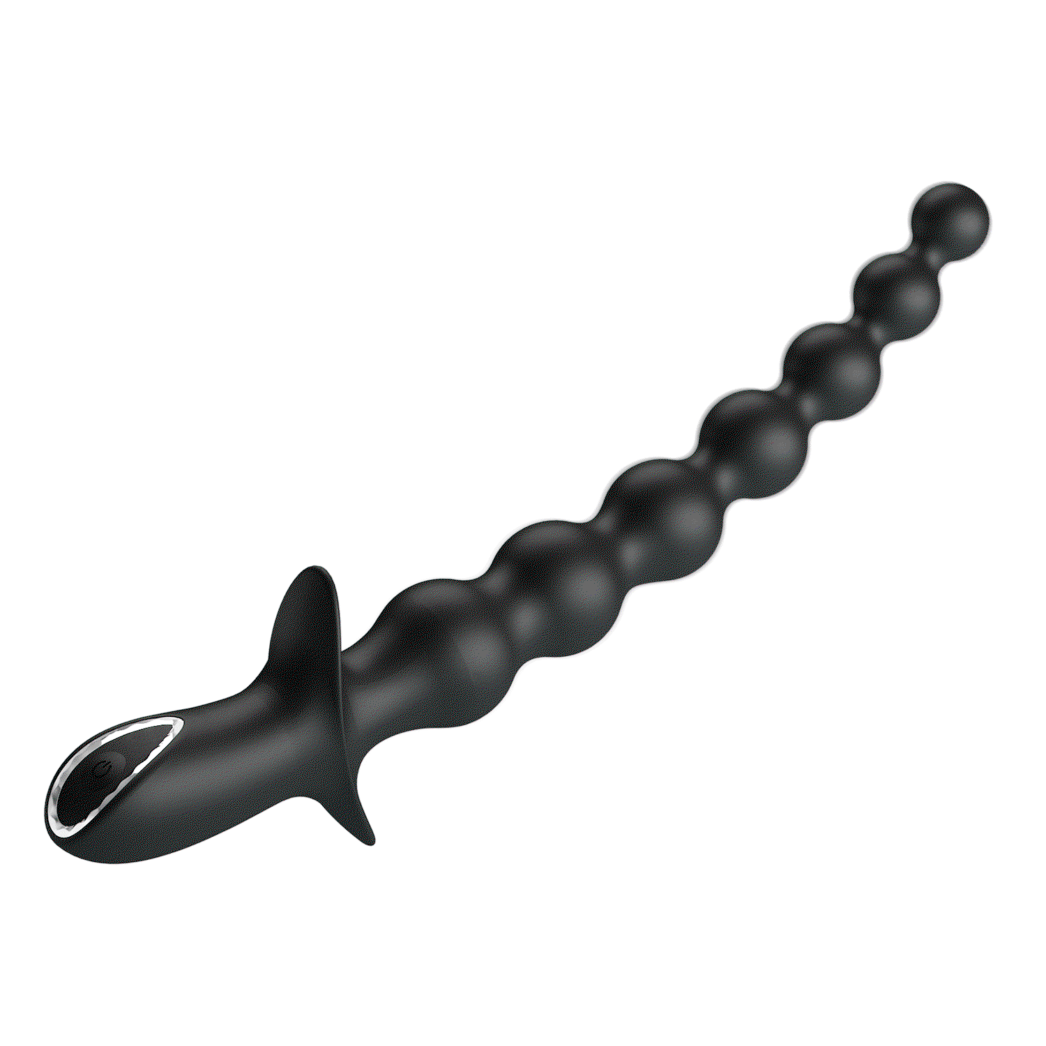 10: PL - Rigdon - Analperlen-Vibrator-Plug - Schwarz