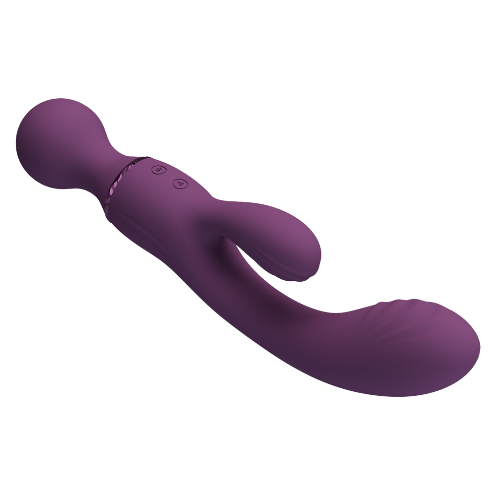 3: PL – Allrounder – Rabbit-Vibrator – Burgunderrot