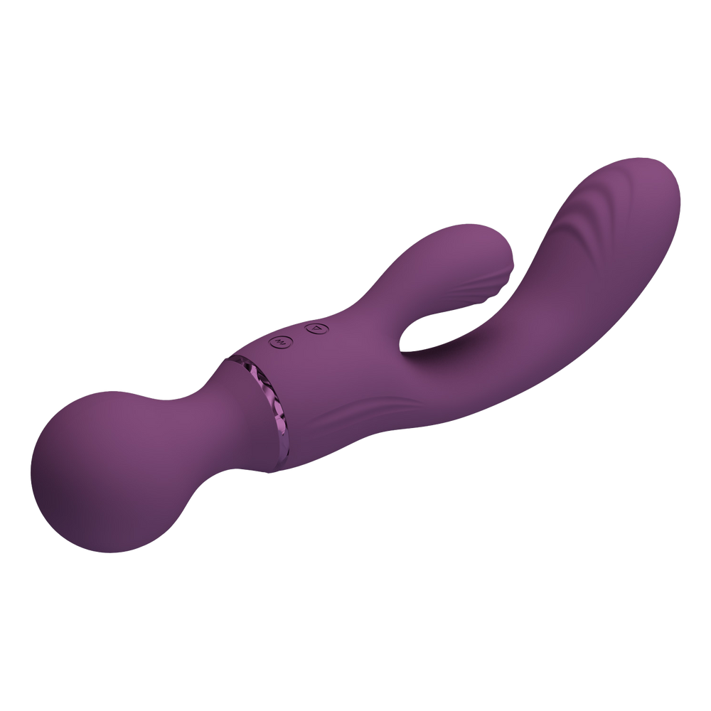 4: PL – Allrounder – Rabbit-Vibrator – Burgunderrot