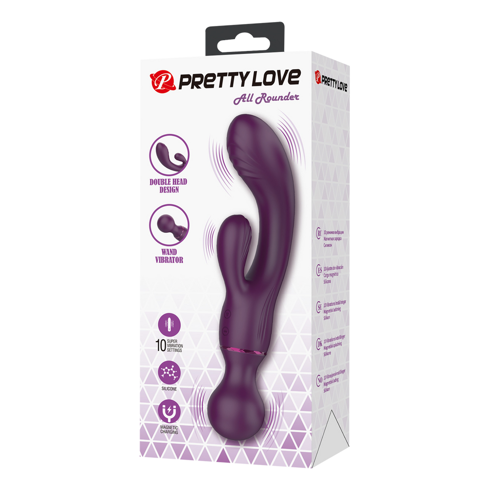 7: PL – Allrounder – Rabbit-Vibrator – Burgunderrot