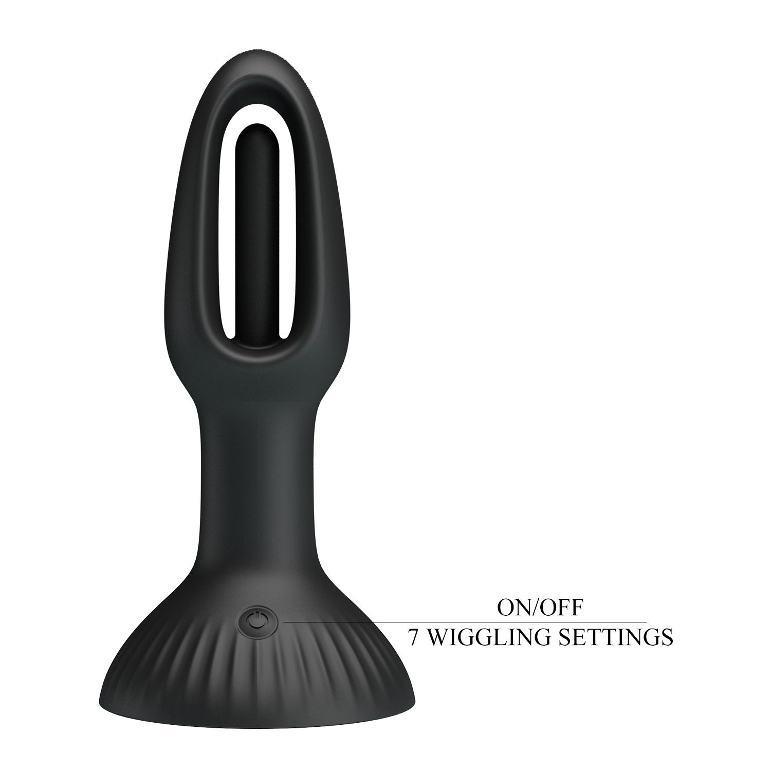 PL - Hubert - Anal-Wackelvibrator - Schwarz