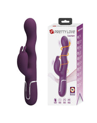 PL - Laurens - Rabbit Vibrator - Burgundy