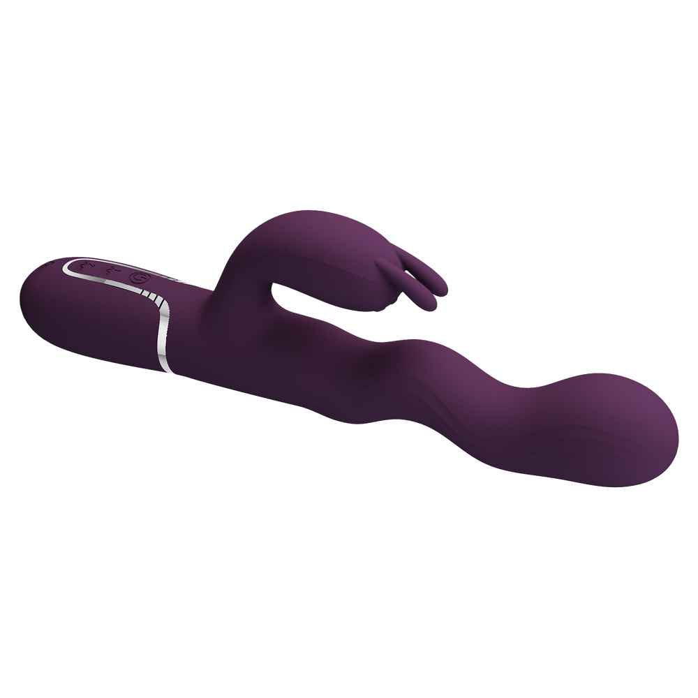 3: PL - Laurens - Rabbit Vibrator - Burgundy