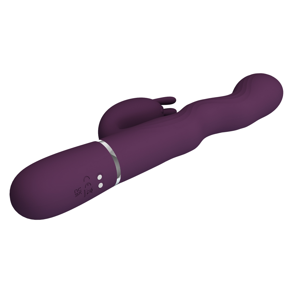 5: PL - Laurens - Rabbit Vibrator - Burgundy
