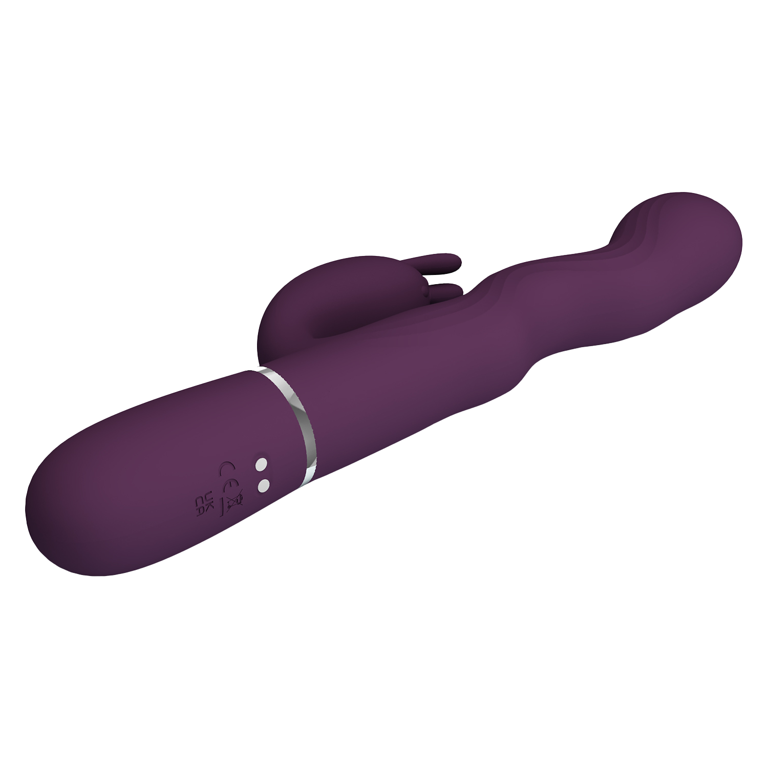 PL - Laurens - Rabbit Vibrator - Burgundy