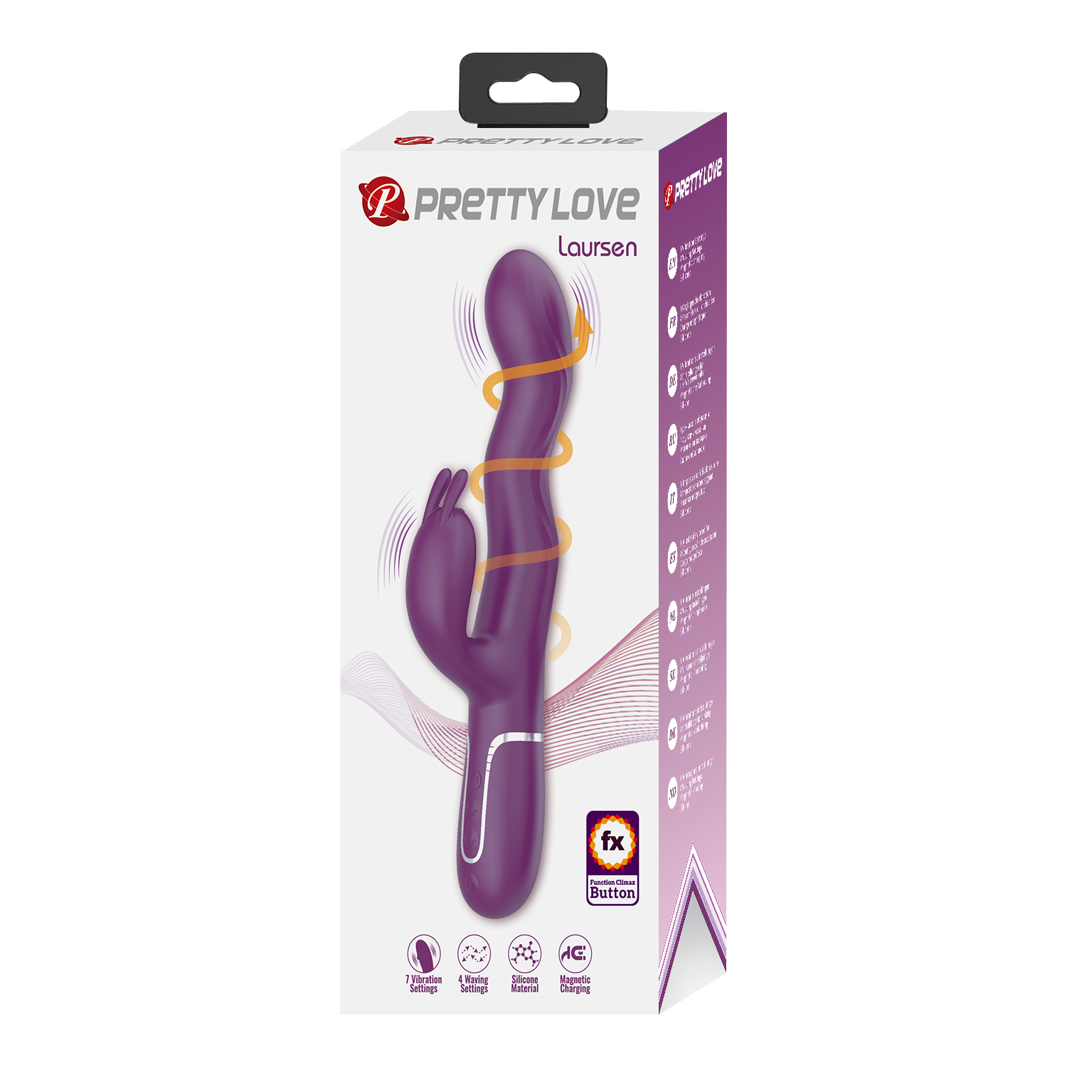 7: PL - Laurens - Rabbit Vibrator - Burgundy