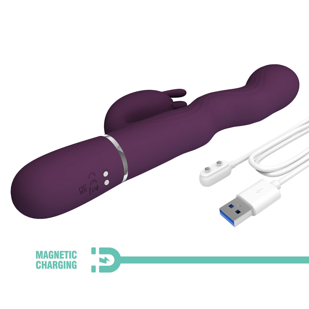 10: PL - Laurens - Rabbit Vibrator - Burgundy