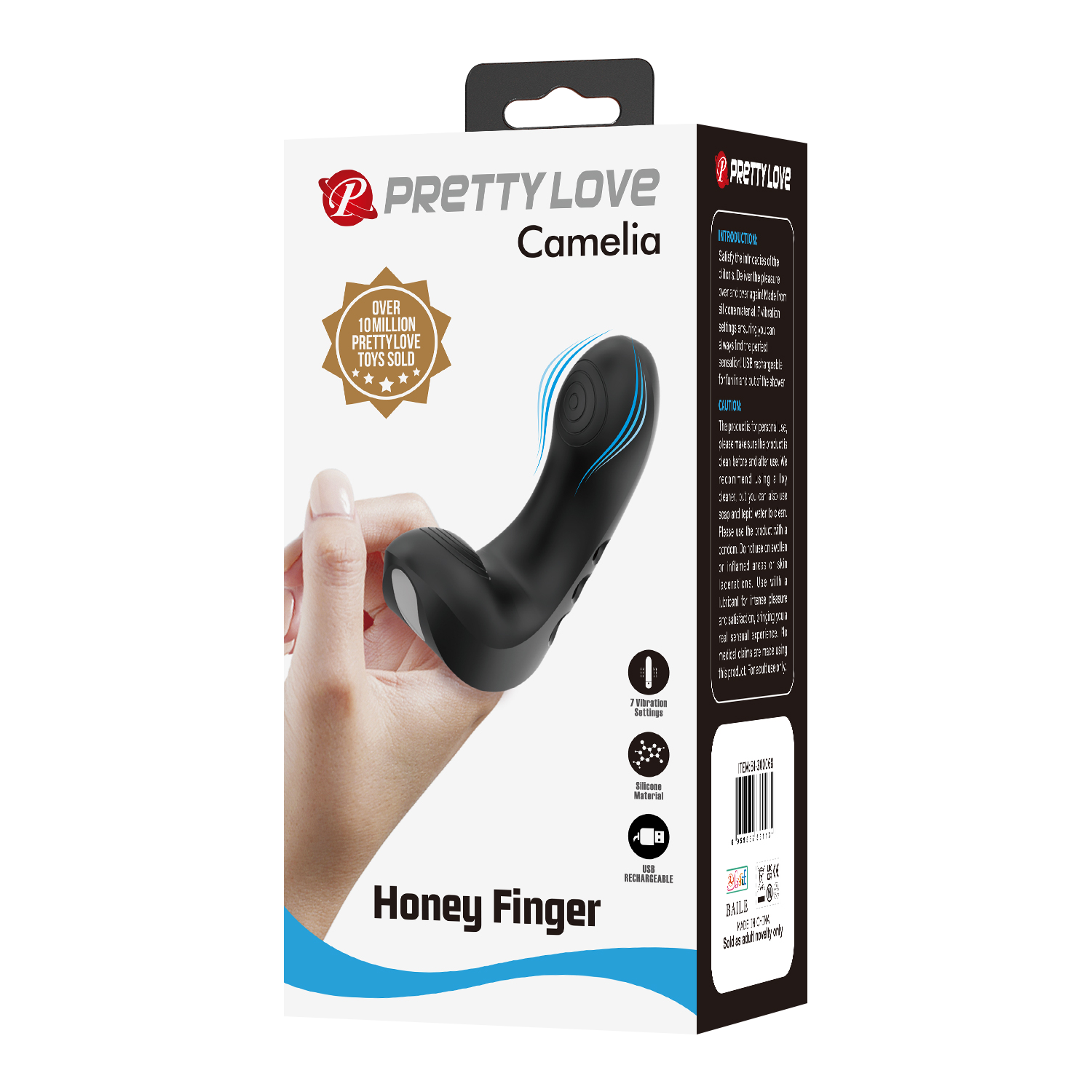 8: PL – Camelia – Fingervibrator – Schwarz