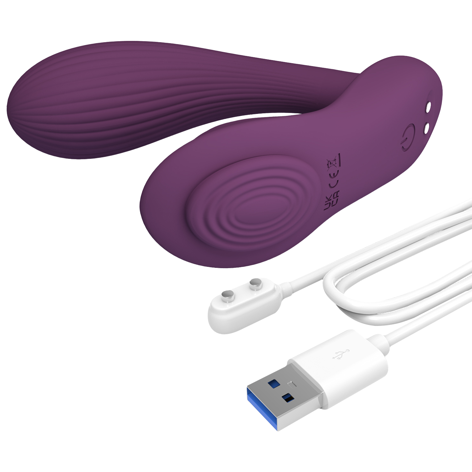 6: PL - Franz - Tragbarer Vibrator (App-gesteuert) - Burgunderrot