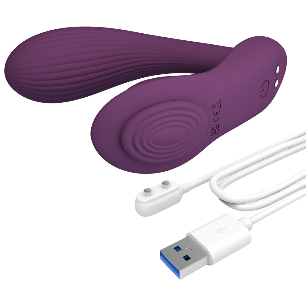 PL - Franz - Tragbarer Vibrator (App-gesteuert) - Burgunderrot