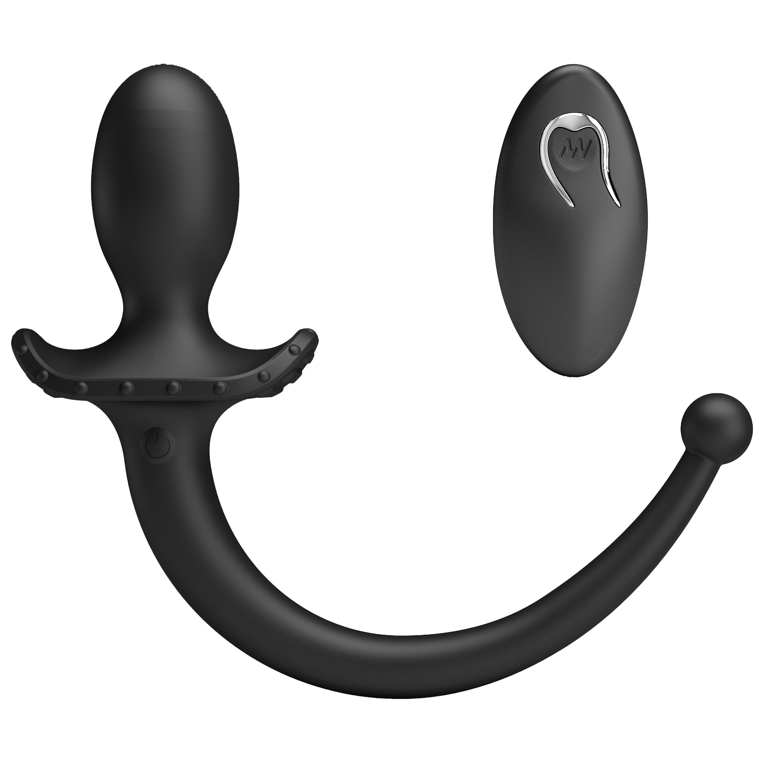 2: Mr. Play – Super Power – Butt Plug mit Fernbedienung – Schwarz