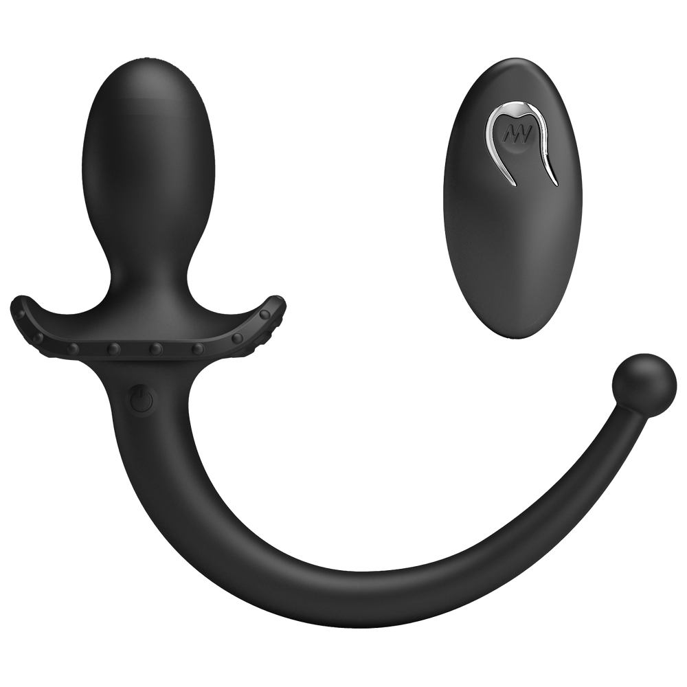 2: Mr. Play – Super Power – Butt Plug mit Fernbedienung – Schwarz