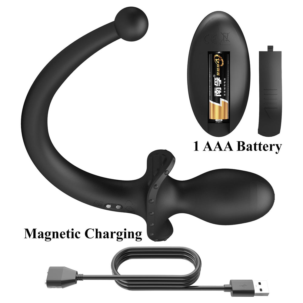 Mr. Play – Super Power – Butt Plug mit Fernbedienung – Schwarz