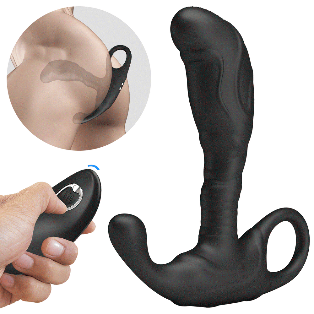 Mr. Play – Super Power – Prostatamassagegerät mit Fernbedienung – Schwarz