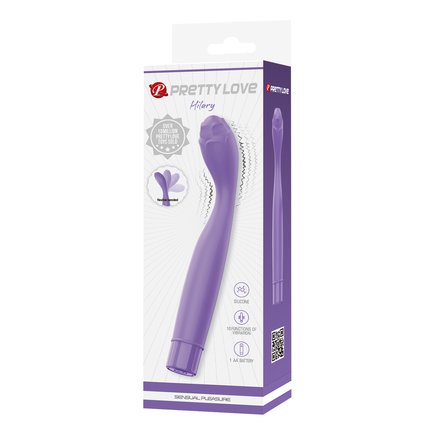 6: PL – Hilary – Biegsamer G-Punkt-Vibrator – Lila