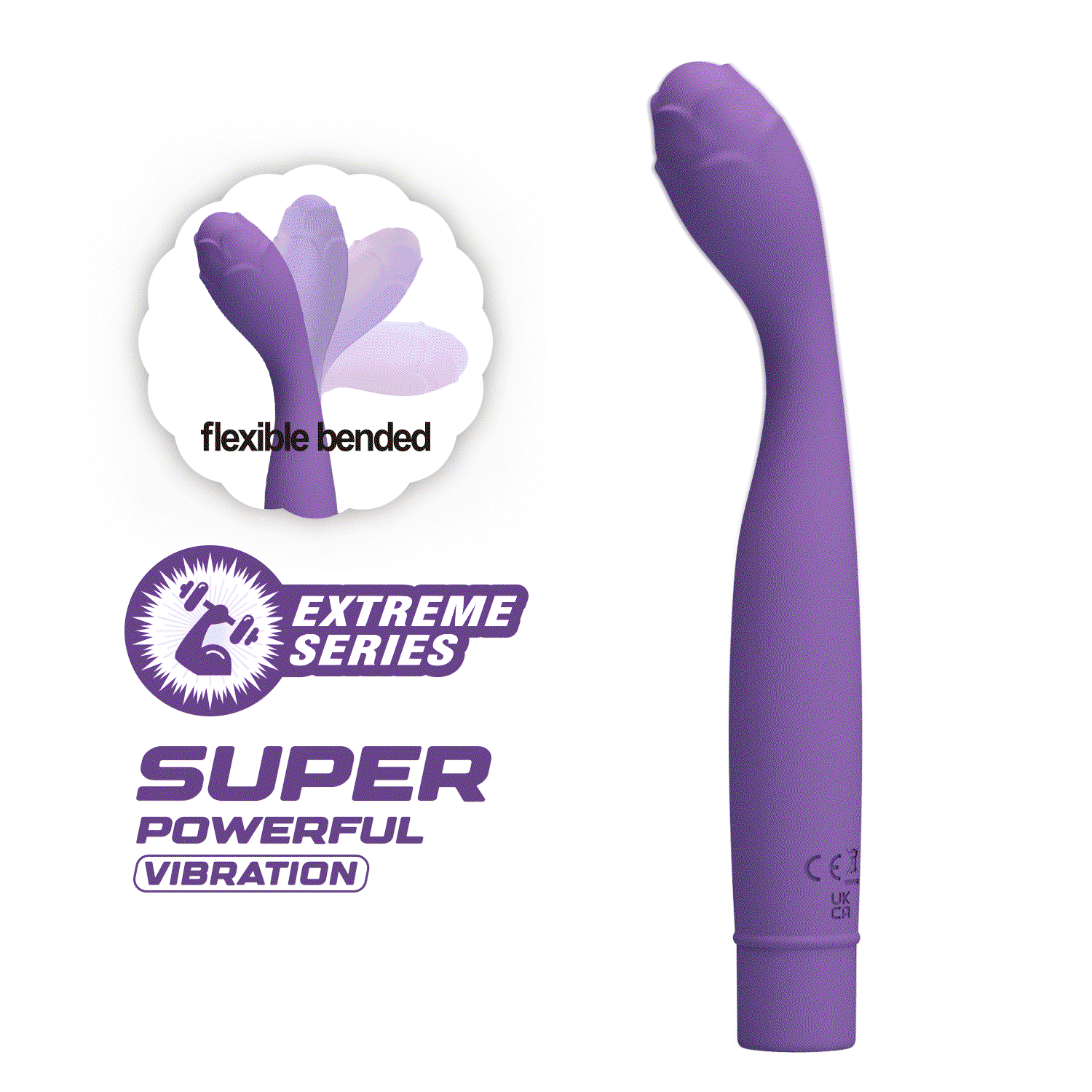 PL – Hilary – Biegsamer G-Punkt-Vibrator – Lila
