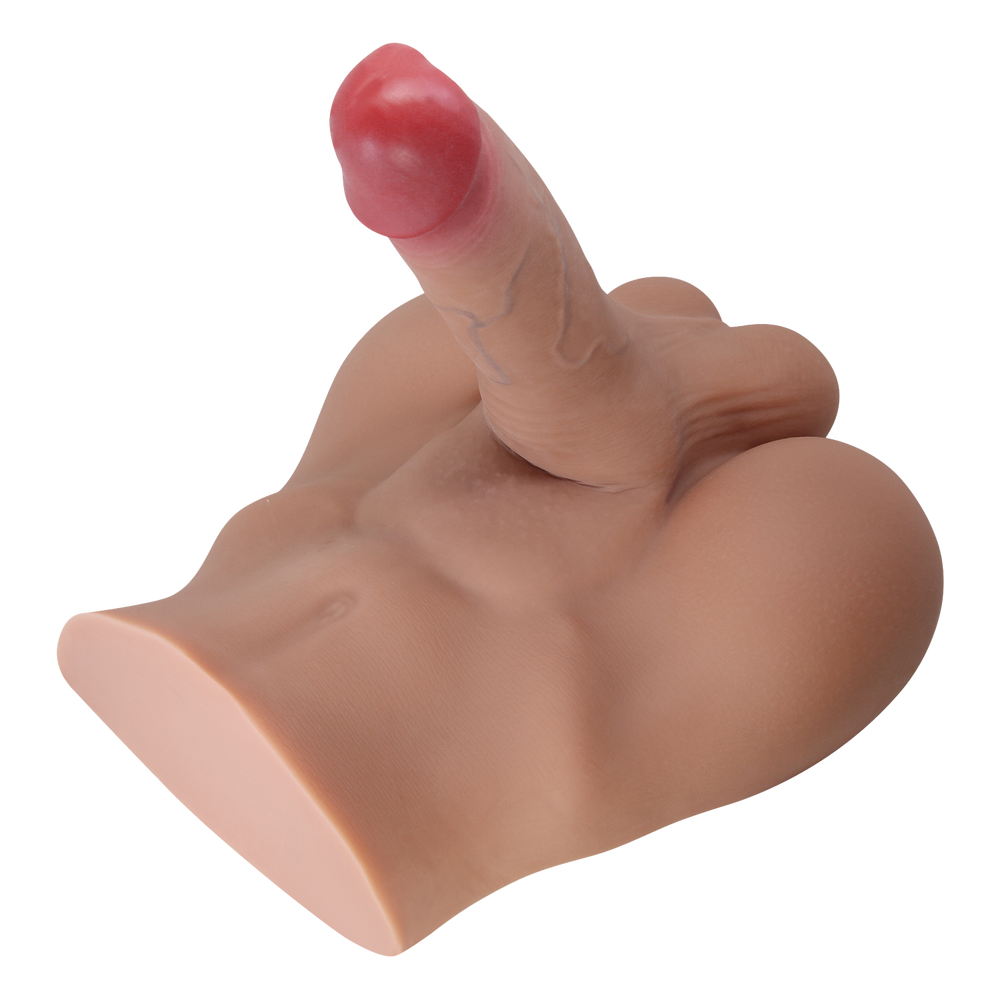 2: Crazy Bull – Rhyne – Masturbator mit biegsamem Dildo – Nude