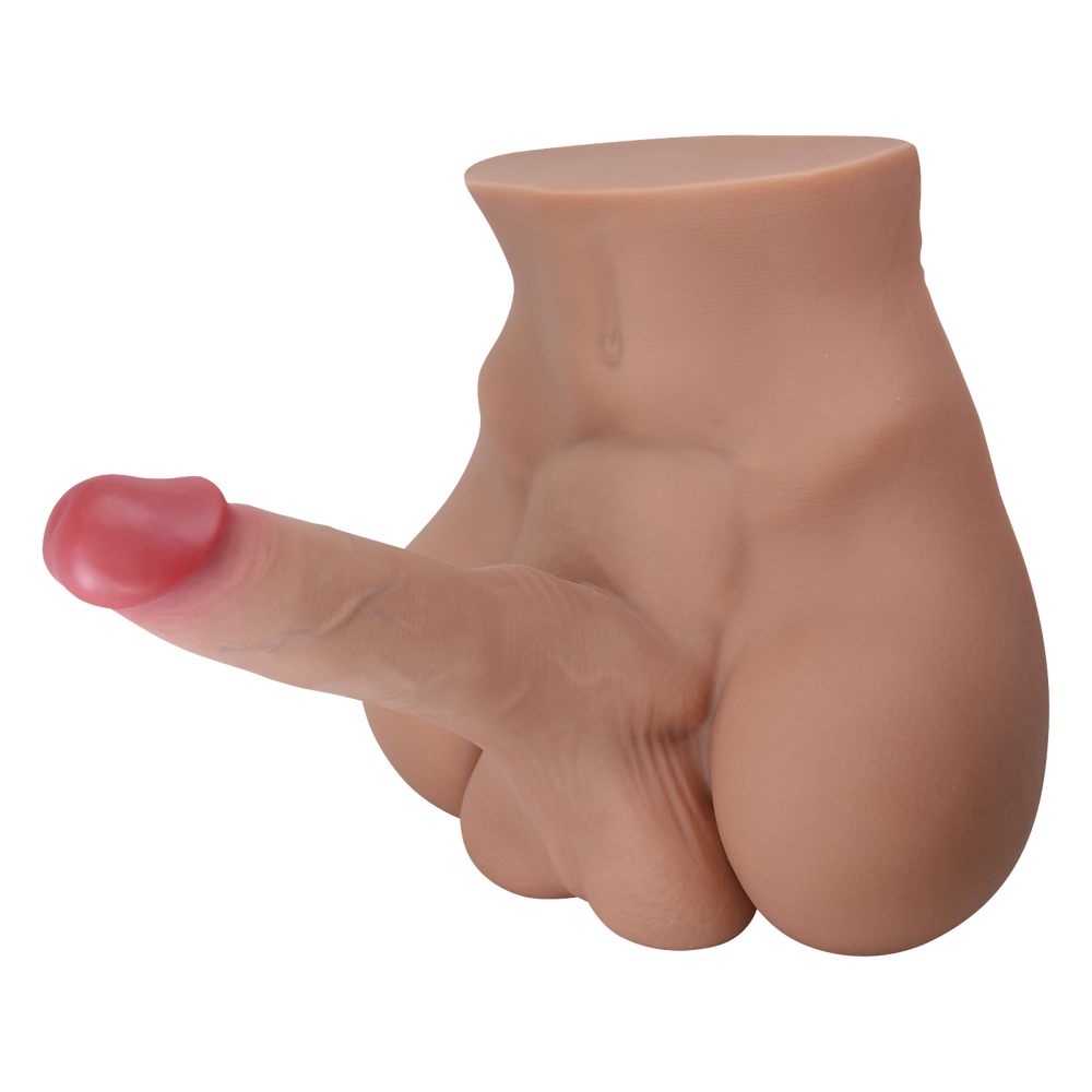 4: Crazy Bull – Rhyne – Masturbator mit biegsamem Dildo – Nude