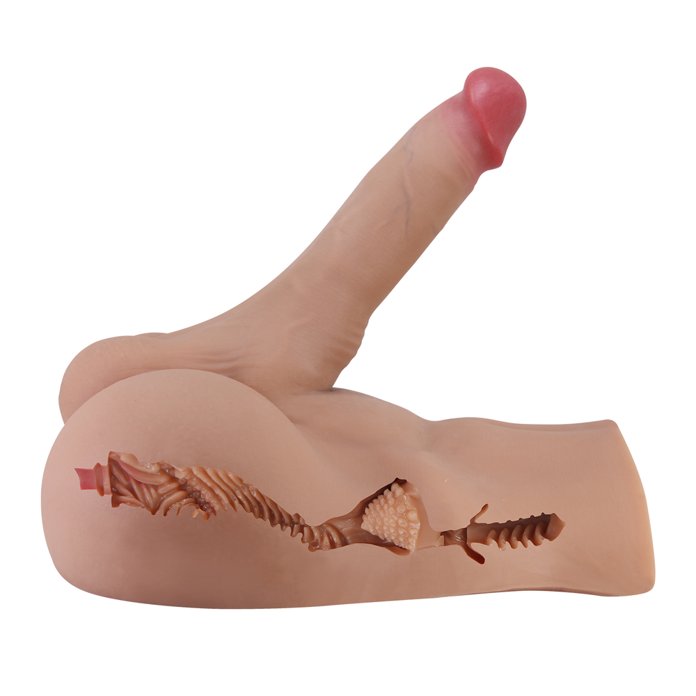 8: Crazy Bull – Rhyne – Masturbator mit biegsamem Dildo – Nude