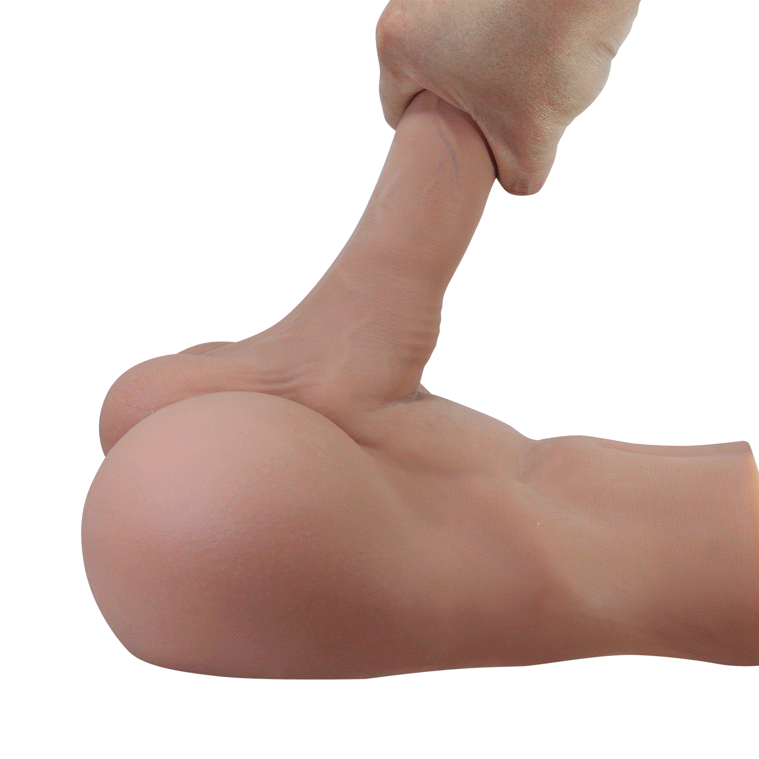 10: Crazy Bull – Rhyne – Masturbator mit biegsamem Dildo – Nude
