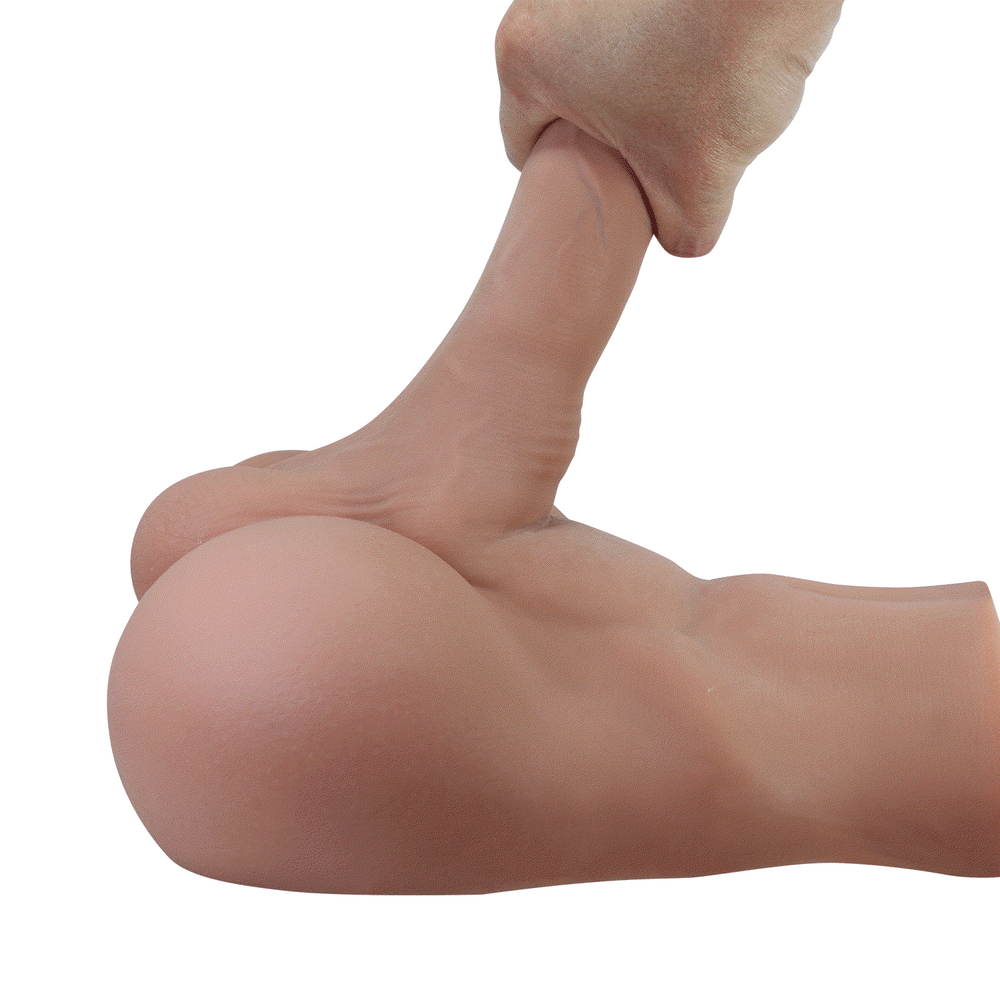 10: Crazy Bull – Rhyne – Masturbator mit biegsamem Dildo – Nude