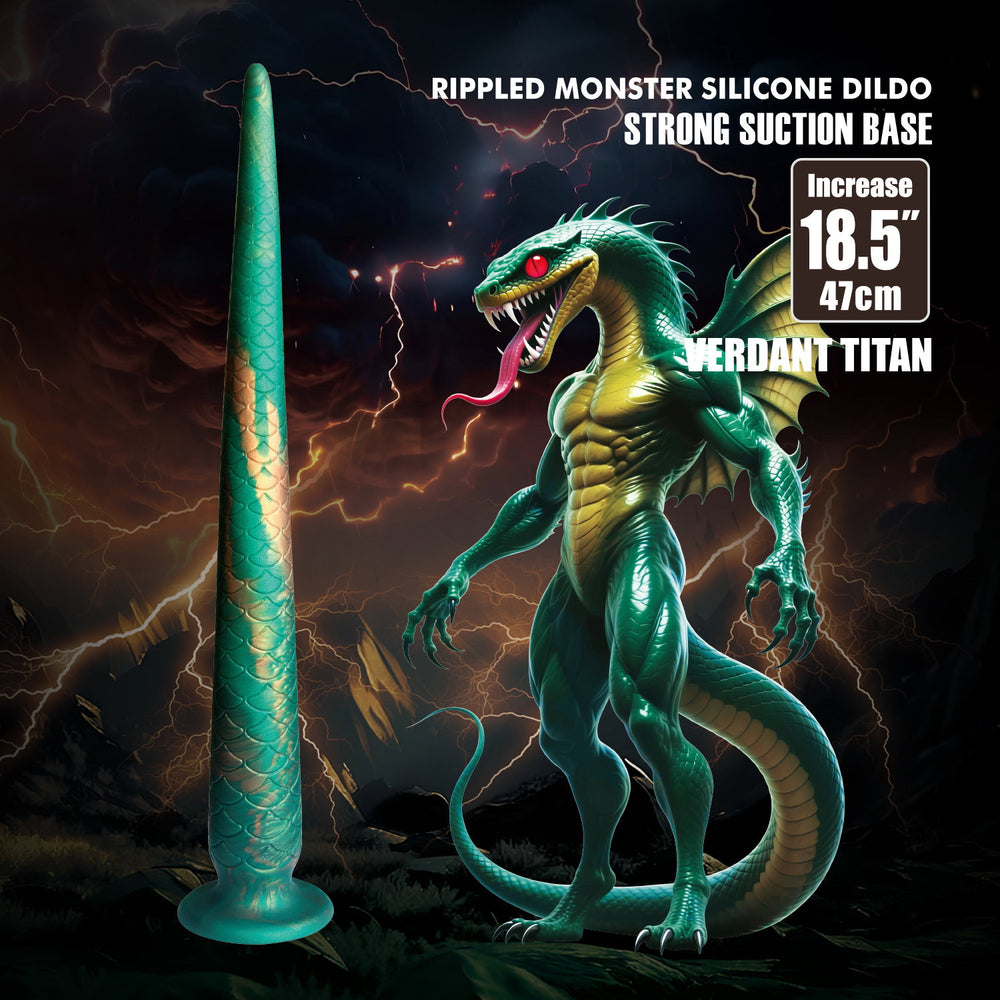 Power Monsters – Verdant Titan – Mythischer Dildoschwanz – Mix Color