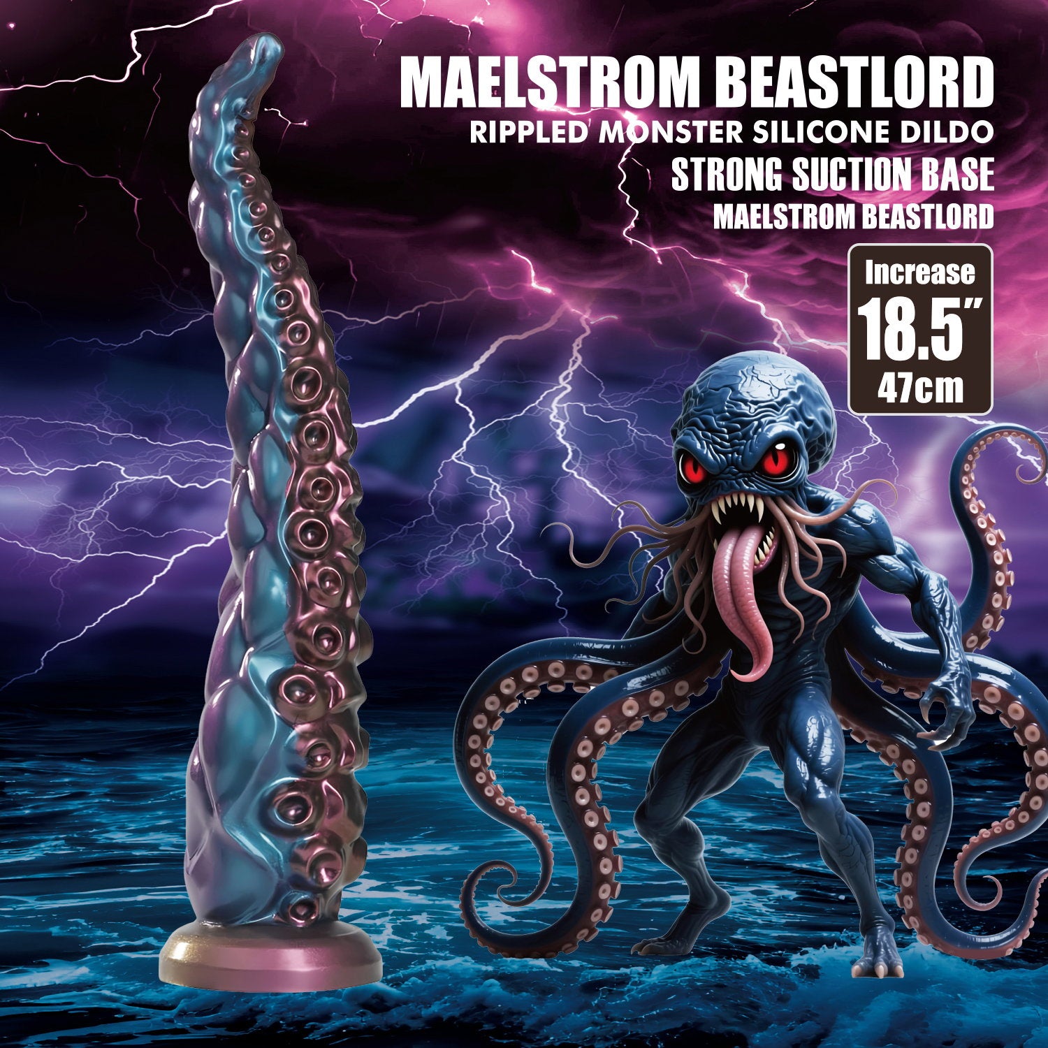 5: Power Monsters – Maelstrom Beastlord – Tentakel-Dildo – Mix Color