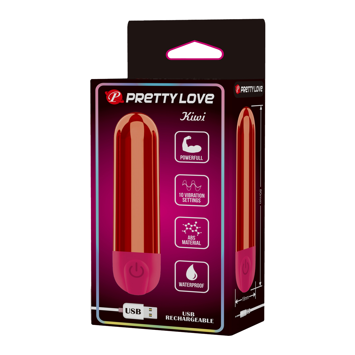 6: PL - Kiwi - Kugelvibrator - Rot