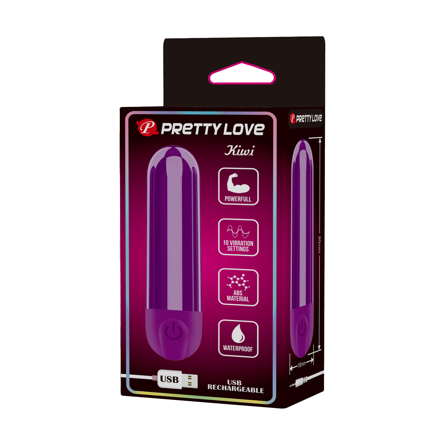 PL – Kiwi – Kugelvibrator – Lila