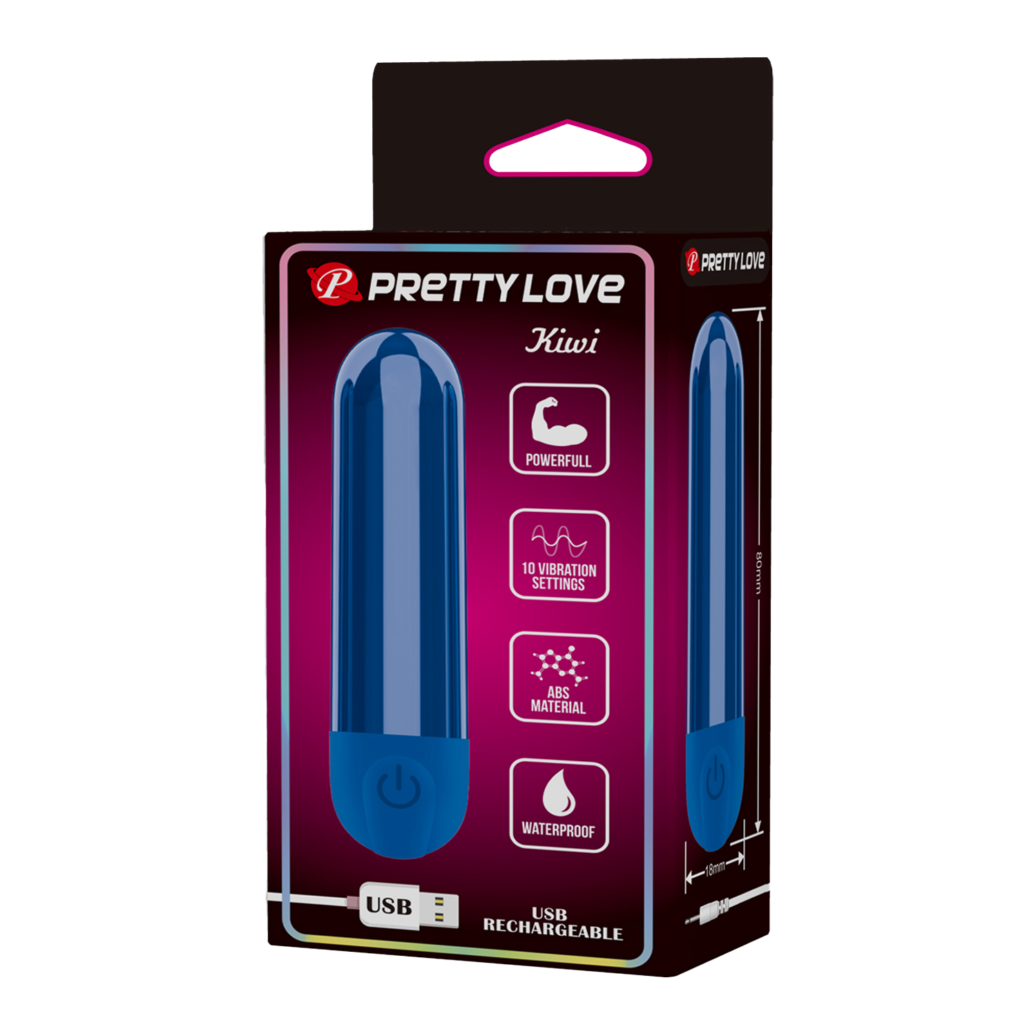 6: PL - Kiwi - Kugelvibrator - Blau