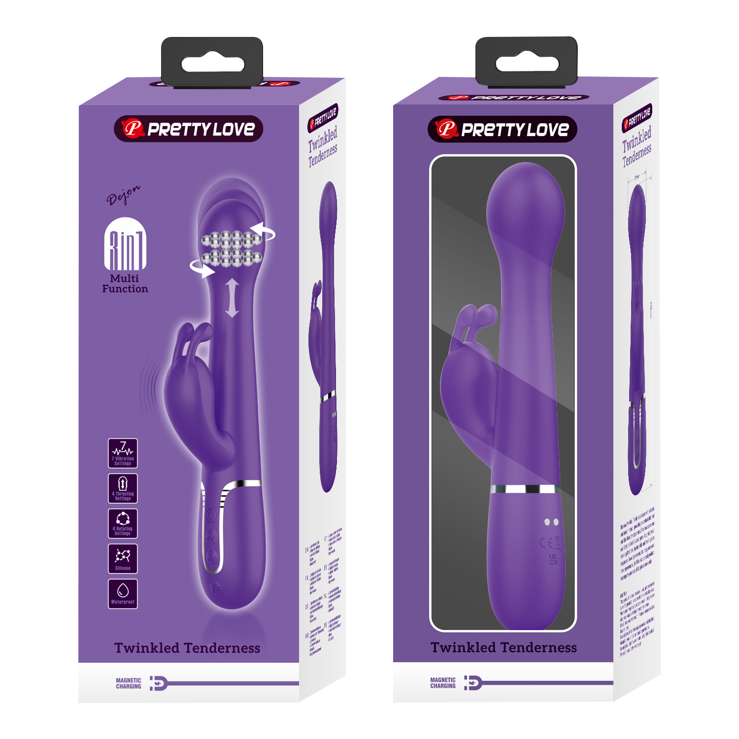 8: PL - Dejon - Rabbit Vibrator - Lila