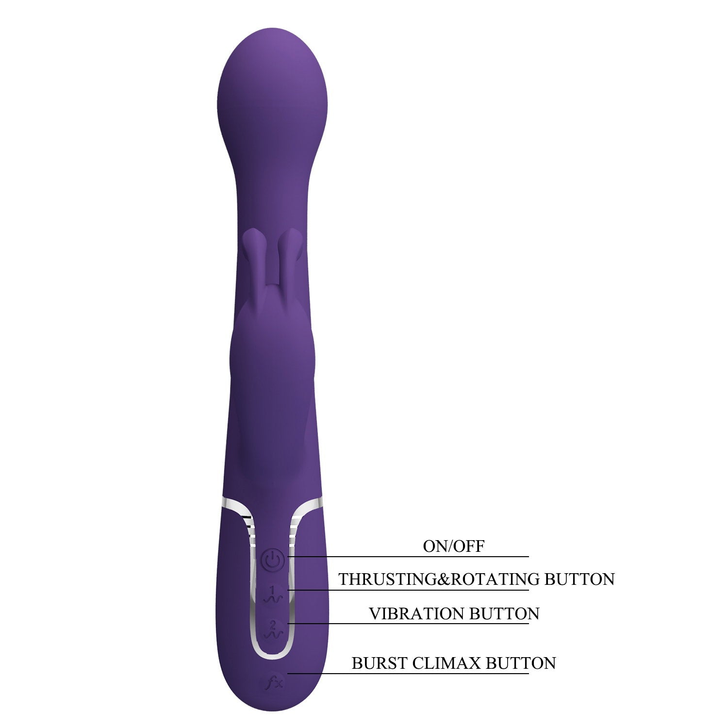 11: PL - Dejon - Rabbit Vibrator - Lila