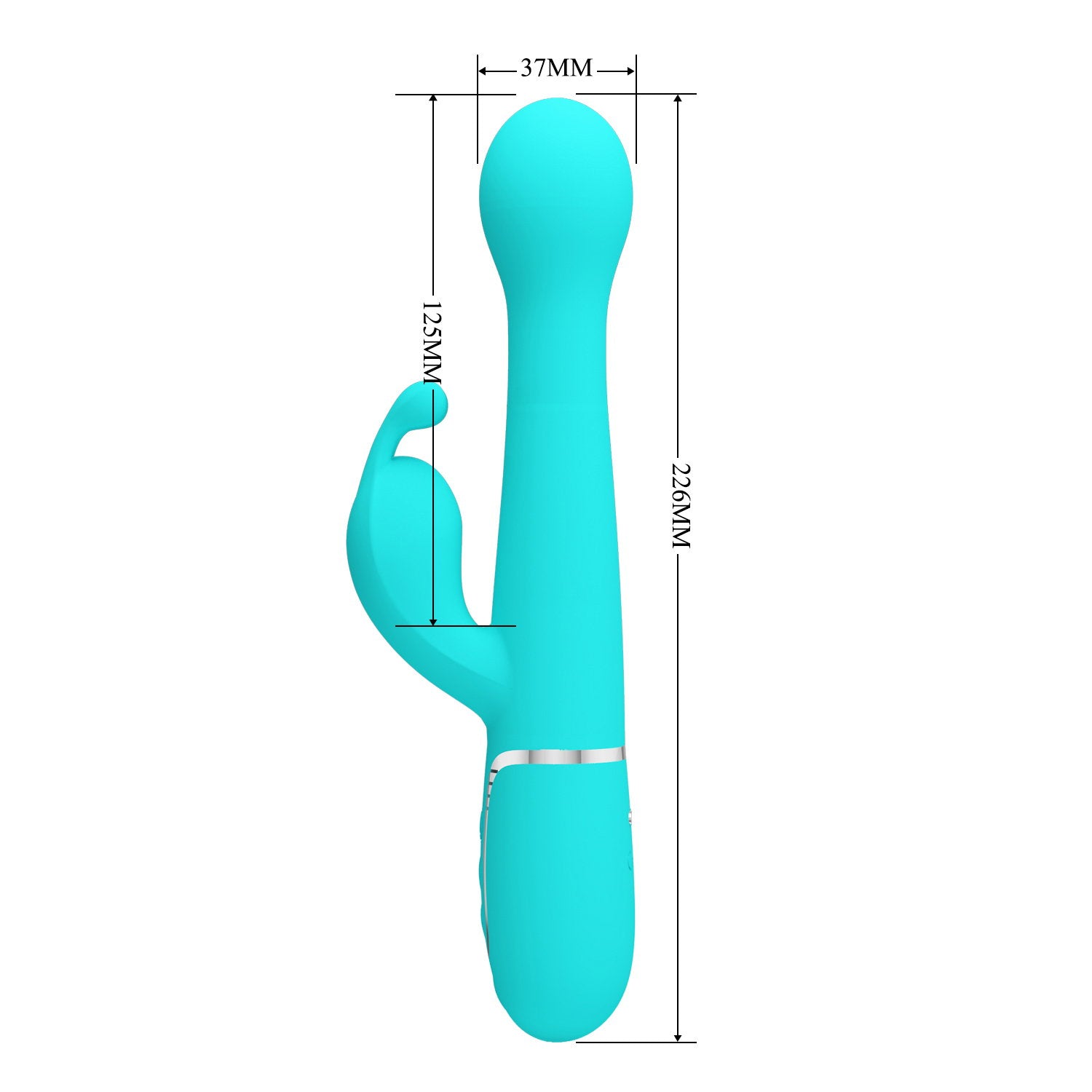 PL - Dejon - Rabbit Vibrator - Blau