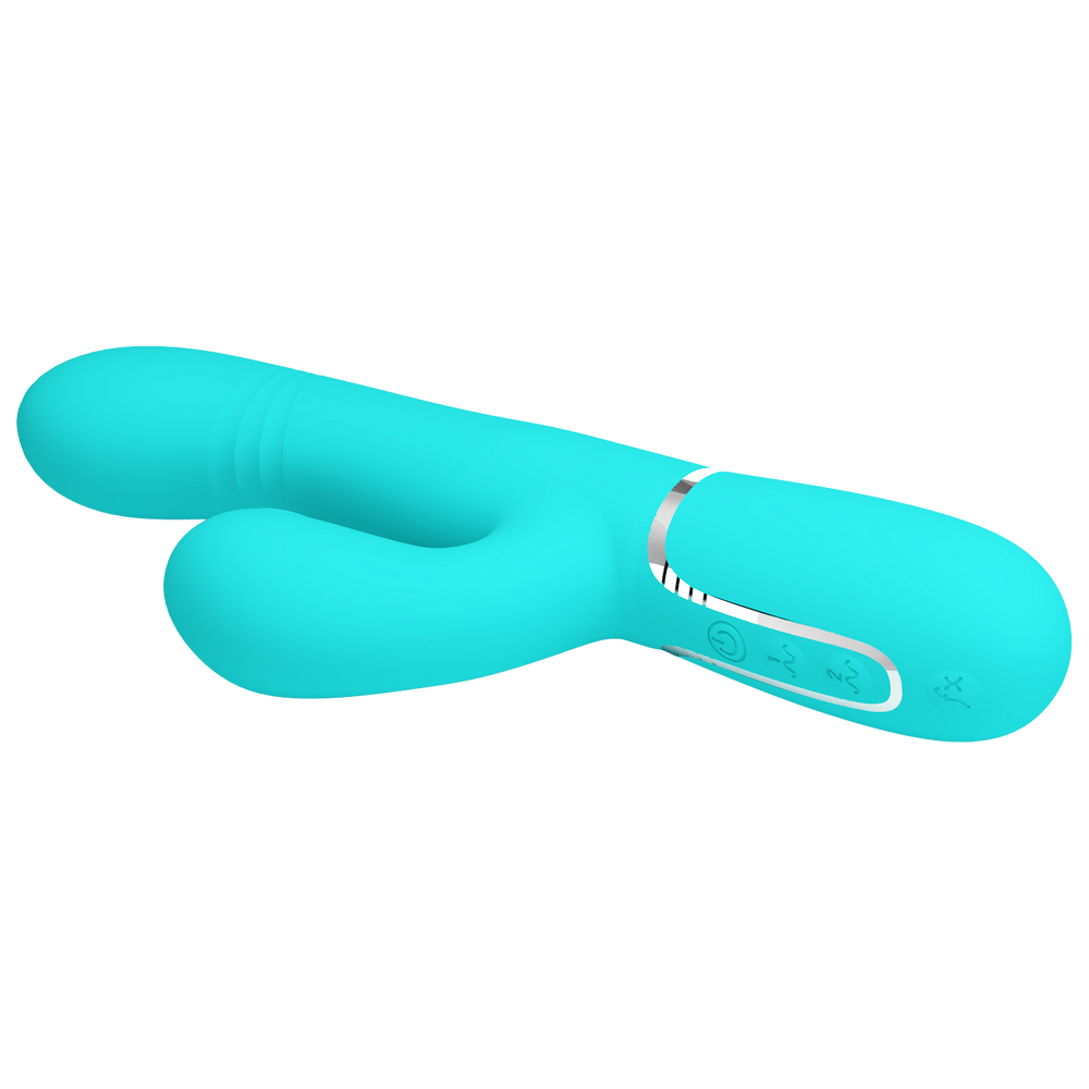 6: PL - Maviana - Rabbit Vibrator - Blau